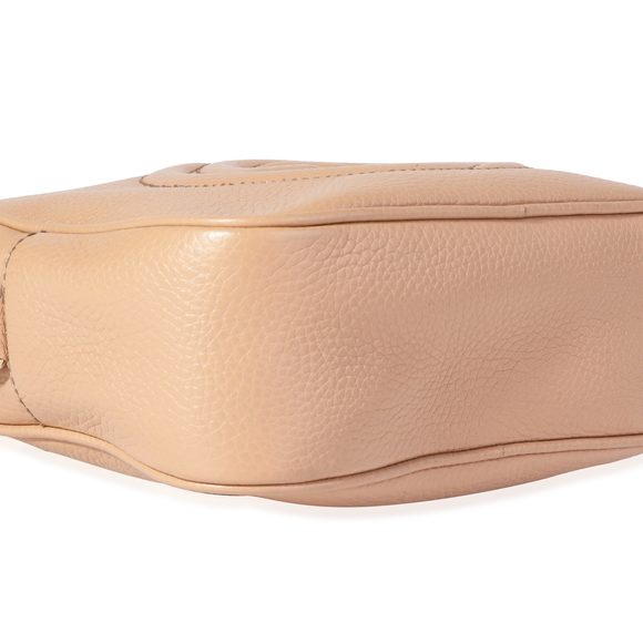 Gucci Beige Pebbled Leather Soho Disco Crossbody - Picture 6 of 8